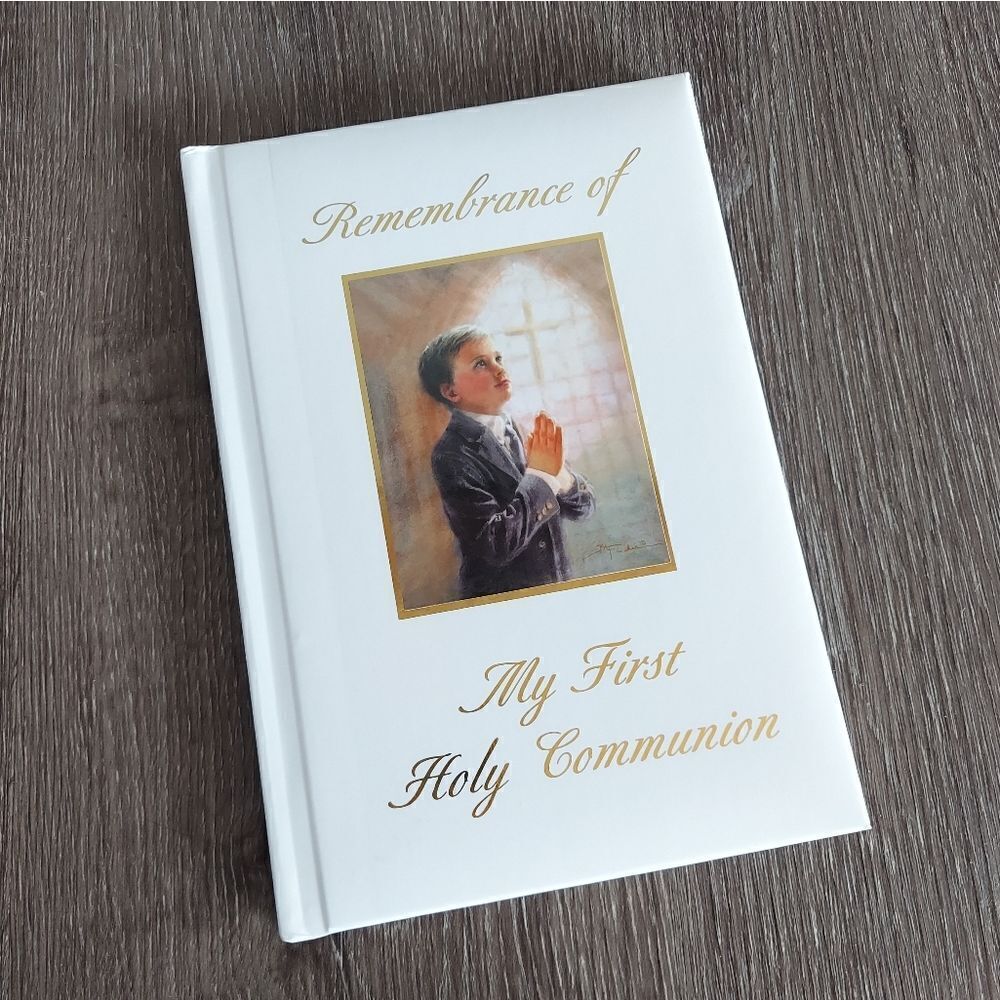Remembrance of My First Holy Communion Padded Hard Cover Book - Picture 2 of 7